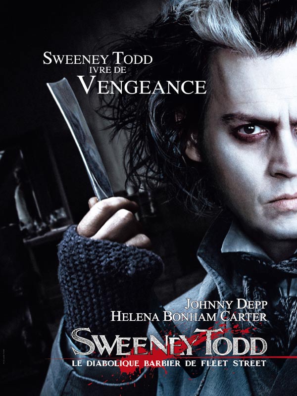 Affiche du film Sweeney Todd, le diabolique barbier de Fleet Street