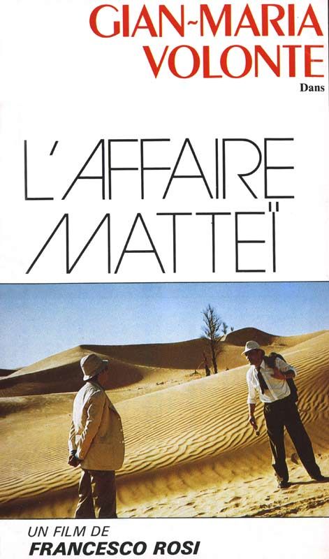 L'Affaire Mattei streaming fr