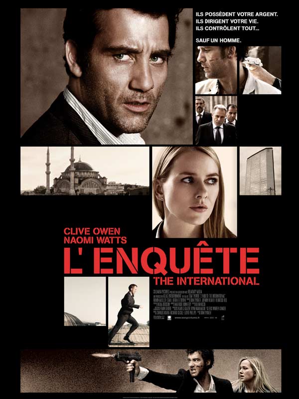 L'Enquête - The International en Blu Ray : L'Enquête - AlloCiné