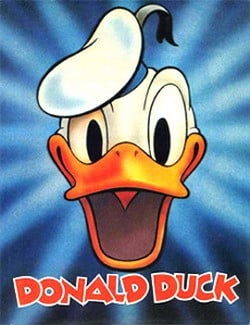 Magnet Aimant frigo Ø38mm Donald Duck Walt Disney Dessin Animé 