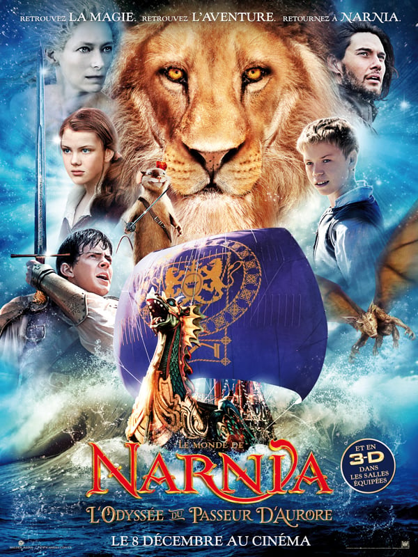 Le Monde de Narnia : L'Odyssée du Passeur d'aurore en Blu Ray : Le Monde de  Narnia-Chapitre 3 : L'odyssée du Passeur d'Aurore - AlloCiné