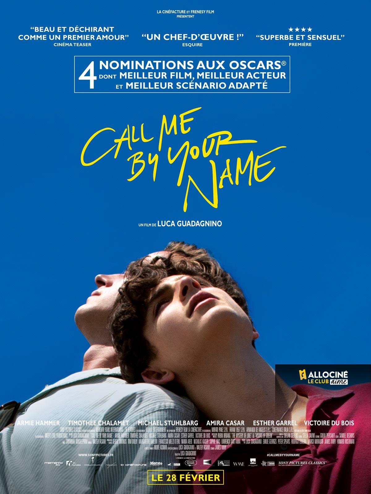 Call Me By Your Name streaming gratuit