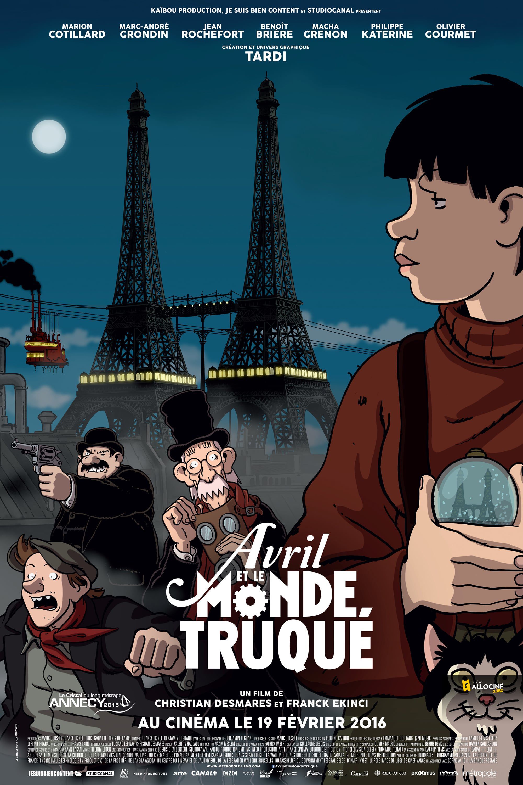 Avril et le monde truqué streaming vf gratuit