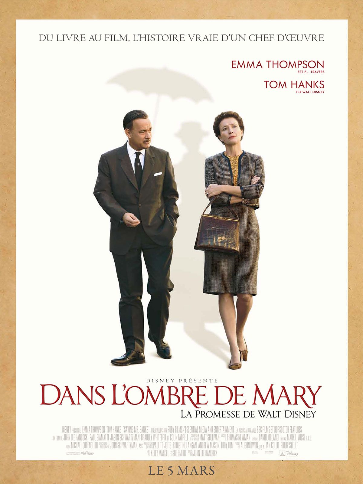 Dans l'ombre de Mary - La promesse de Walt Disney streaming fr