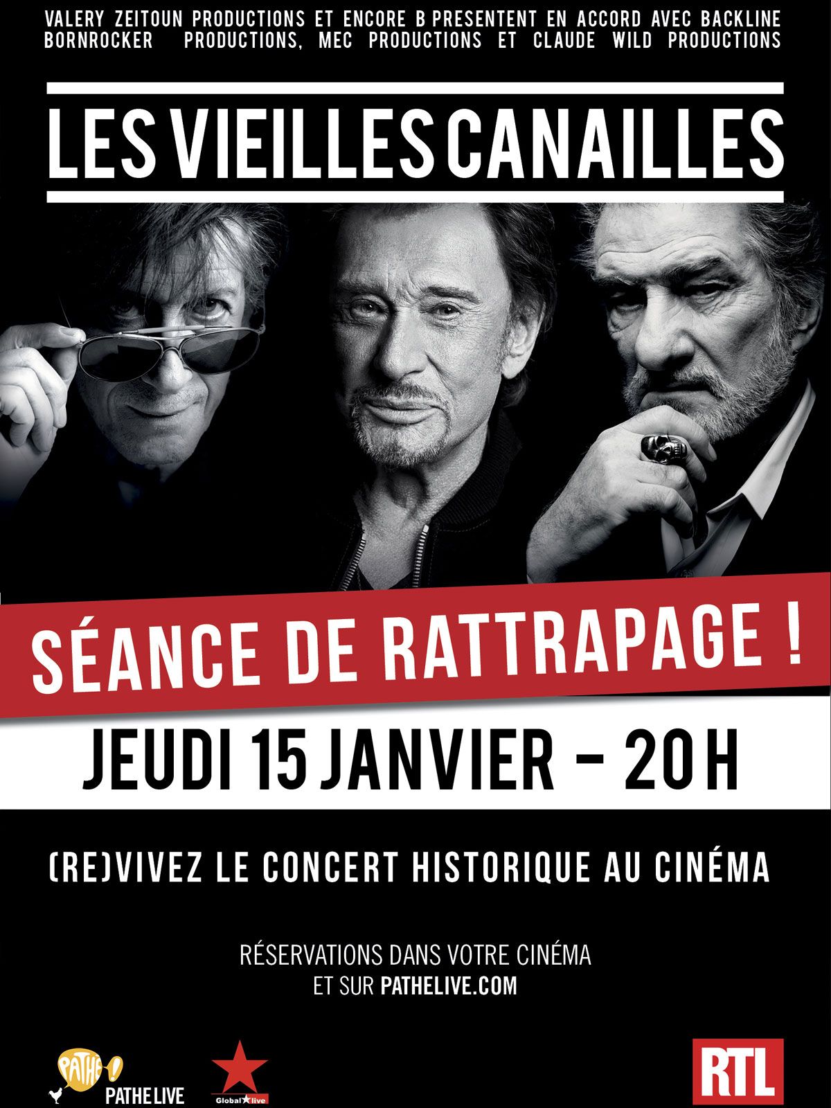 Les vieilles canailles -Séance de rattrapage (Pathé live) streaming gratuit