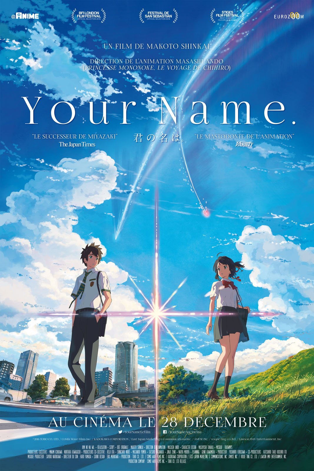 Achat Your Name en Blu Ray - AlloCiné
