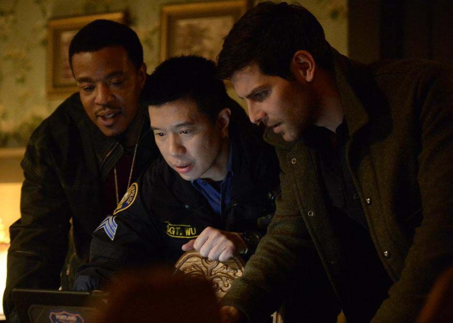 Grimm Photo David Giuntoli, Reggie Lee, Russell Hornsby