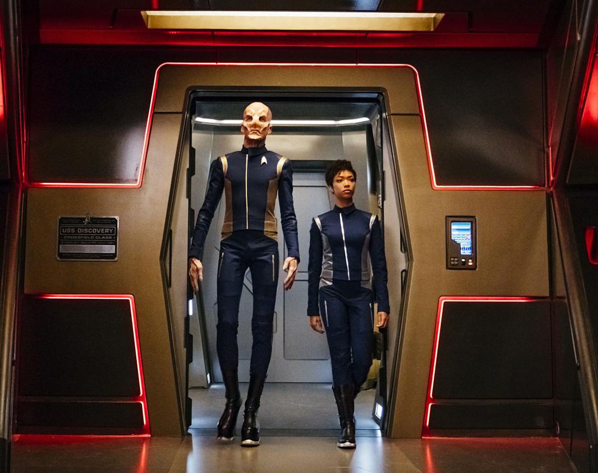 Photo de Doug Jones Star Trek Discovery Photo Sonequa MartinGreen
