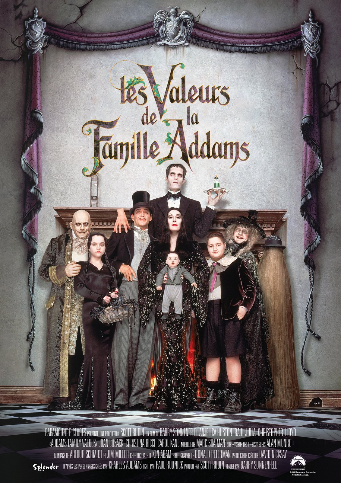 Les Valeurs de la famille Addams en DVD : La Famille Addams - L'intégrale  des films : La Famille Addams + Les valeurs de la Famille Addam -  AlloCiné
