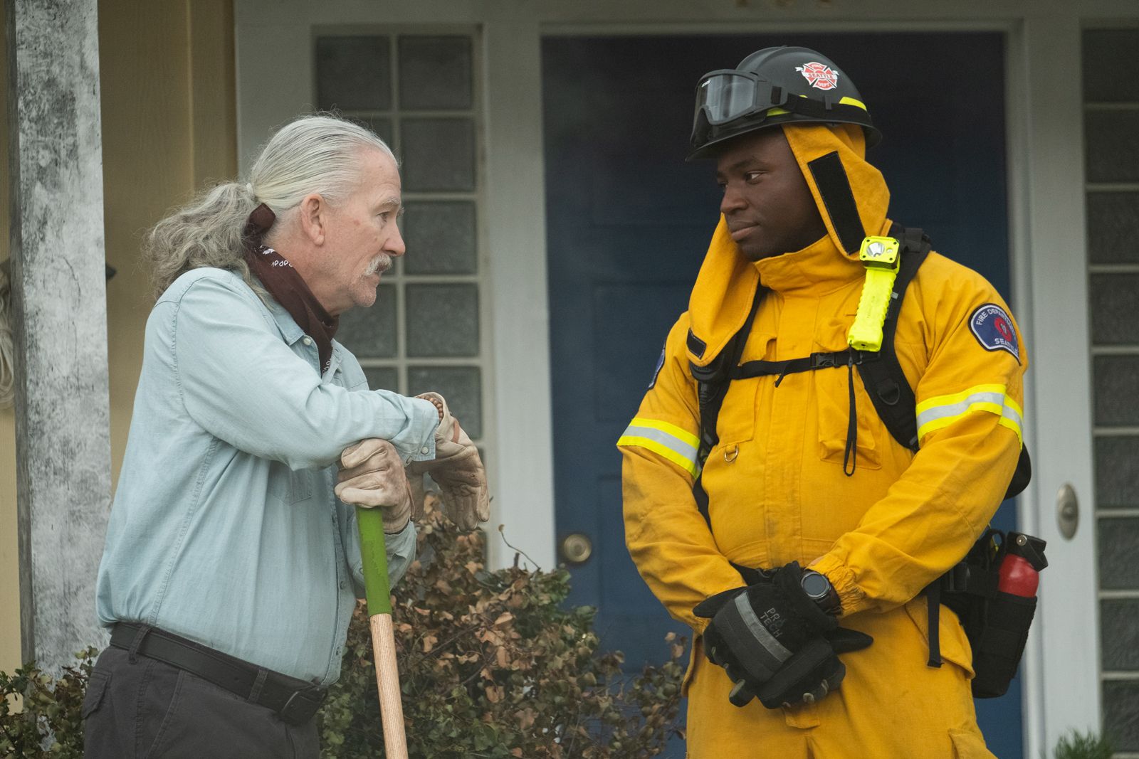 Grey's Anatomy Station 19 Saison 1 Episode 10 Grey's Anatomy : Station 19 : Photo Okieriete Onaodowan, Patrick Duffy