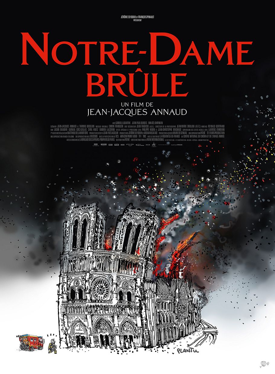 Notre-Dame brûle