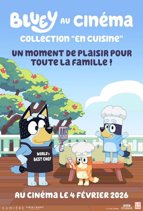 Bluey au cinéma : Collection “En Cuisine” : Affiche