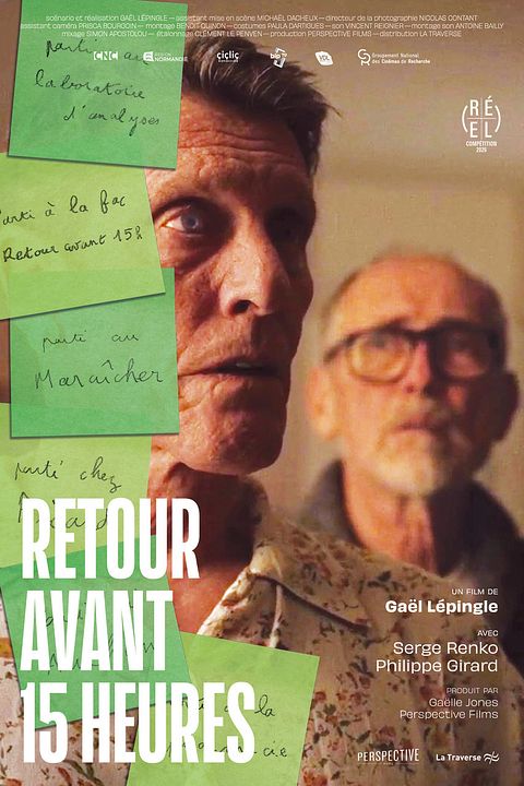 Retour avant 15 heures : Affiche