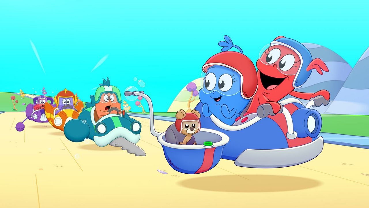 Un poisson rouge, un poisson bleu : Photo