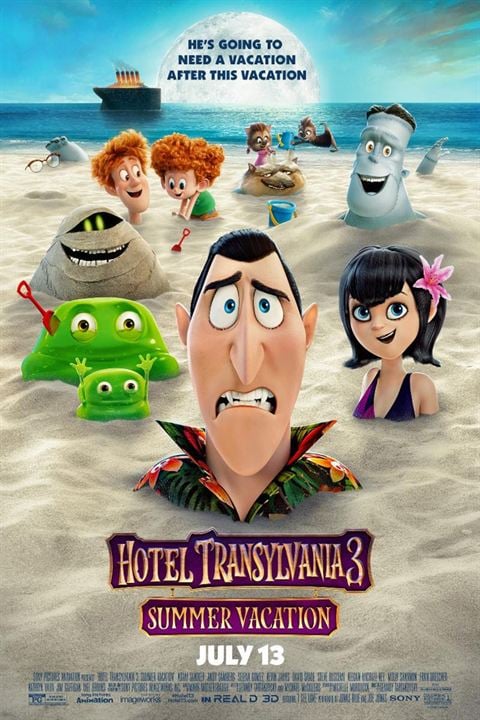 Hôtel Transylvanie 3 : Des vacances monstrueuses : Affiche