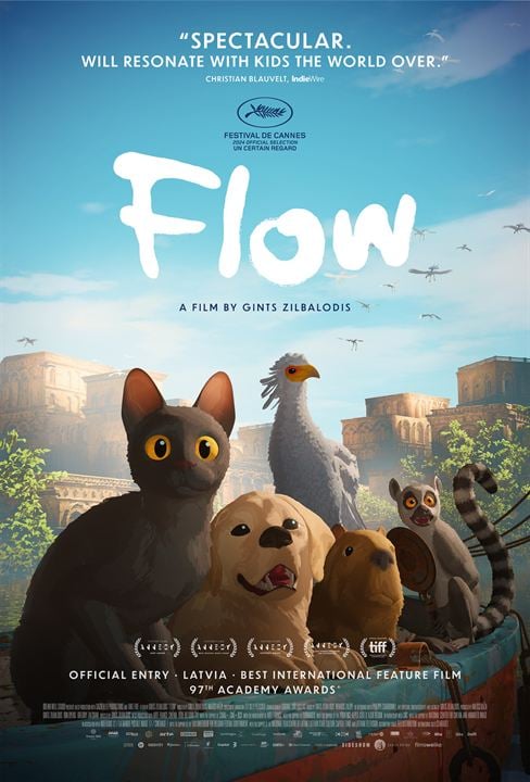 Flow, le chat qui n’avait plus peur de l’eau : Affiche