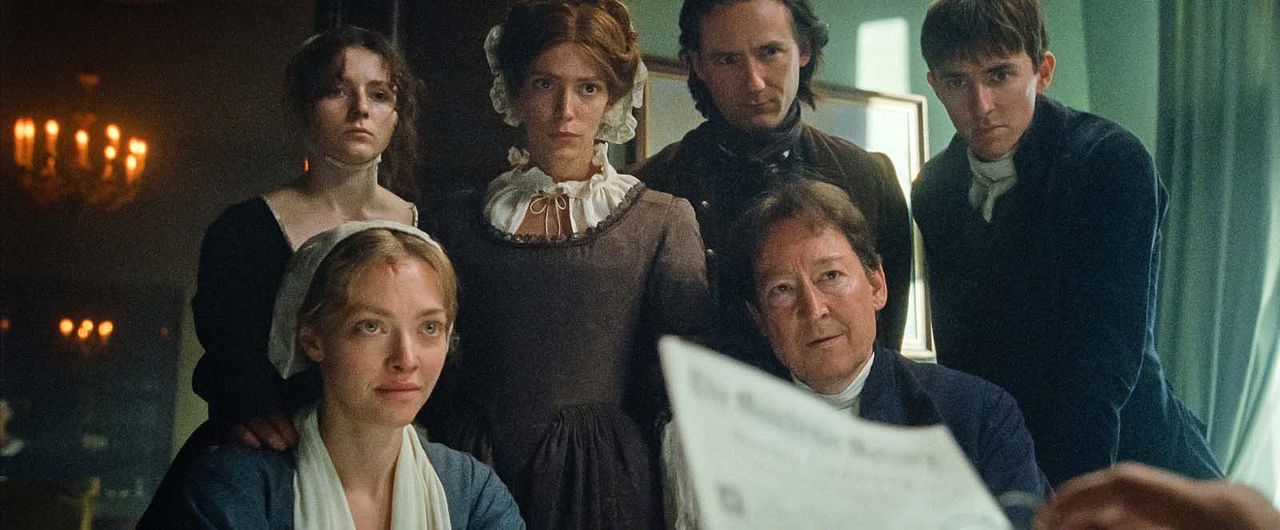 Le Testament d'Ann Lee : Photo Amanda Seyfried, Scott Handy, Stacy Martin, Lewis Pullman, Thomasin McKenzie, Matthew Beard