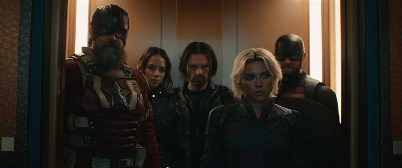 Thunderbolts* : Photo Florence Pugh, David Harbour, Sebastian Stan, Wyatt Russell, Hannah John-Kamen