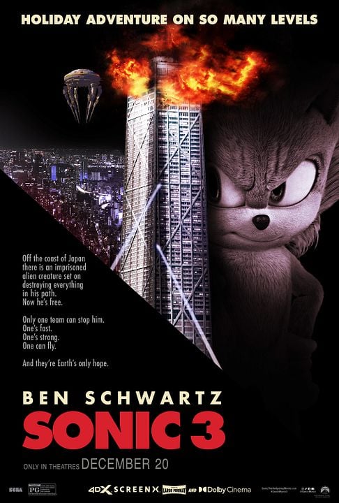 Sonic 3 - le film : Affiche