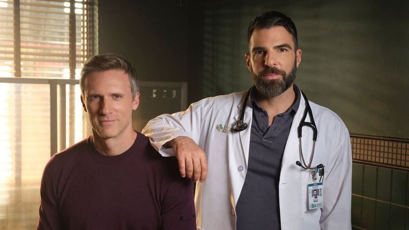 Brilliant Minds : Photo Zachary Quinto, Teddy Sears