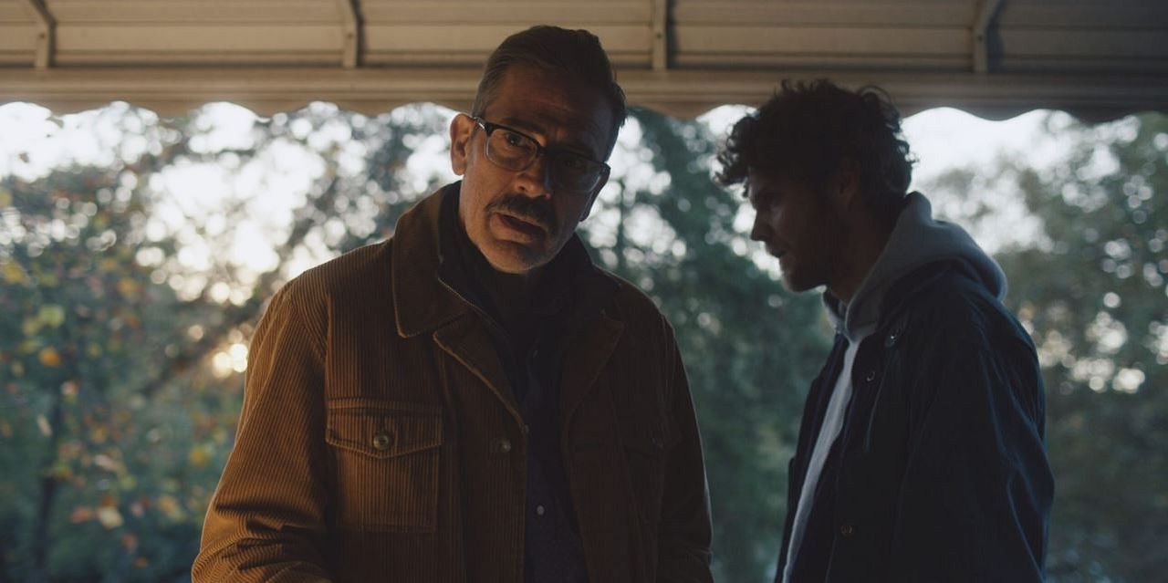 Témoin sous tension : Photo Jack Quaid, Jeffrey Dean Morgan