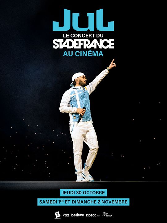 Jul, le concert du stade de France au cinéma : Affiche