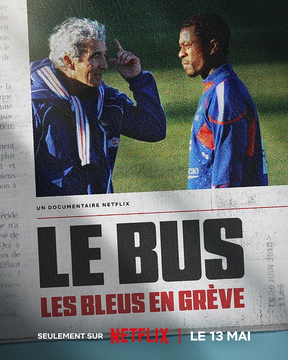 Le Bus: les Bleus en grève : Affiche