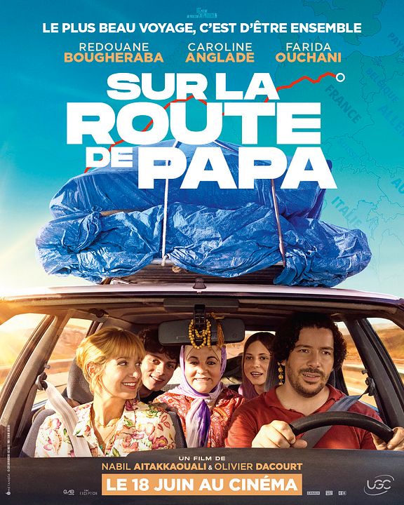 Sur la route de papa : Affiche