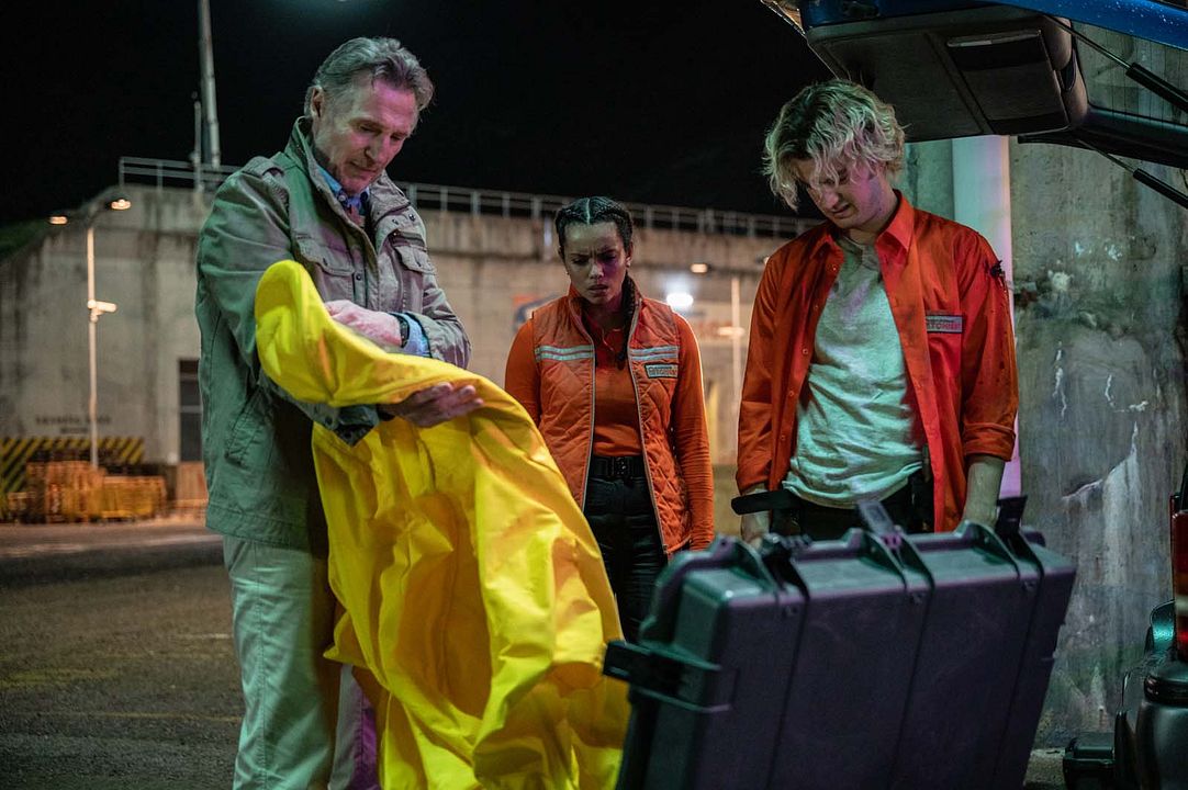 Cold Storage : Photo Joe Keery, Liam Neeson, Georgina Campbell