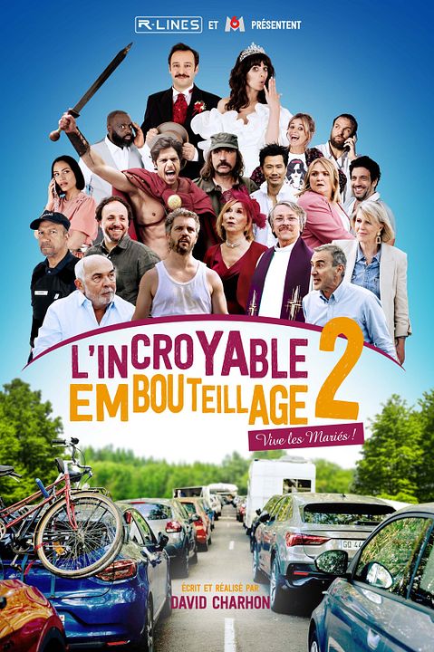 L'incroyable embouteillage 2 : vive les mariés ! : Affiche