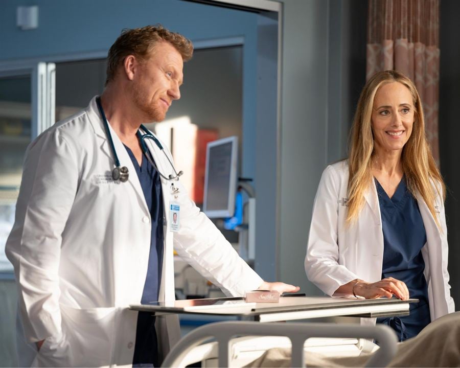 Grey's Anatomy : Photo Kim Raver, Kevin McKidd