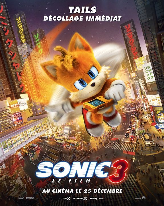 Sonic 3 le film : Affiche