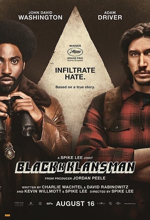 BlacKkKlansman - J'ai infiltré le Ku Klux Klan : Affiche