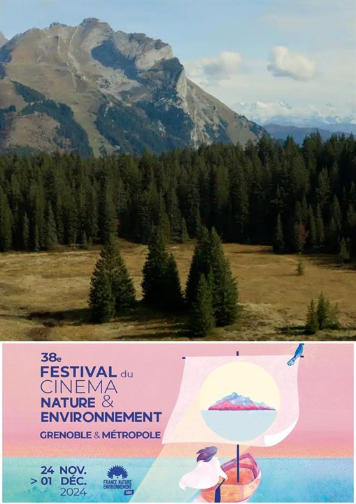 Aménagement :  La Montagne se révolte – Festival du Cinéma Nature et Environnement 2024 : Affiche