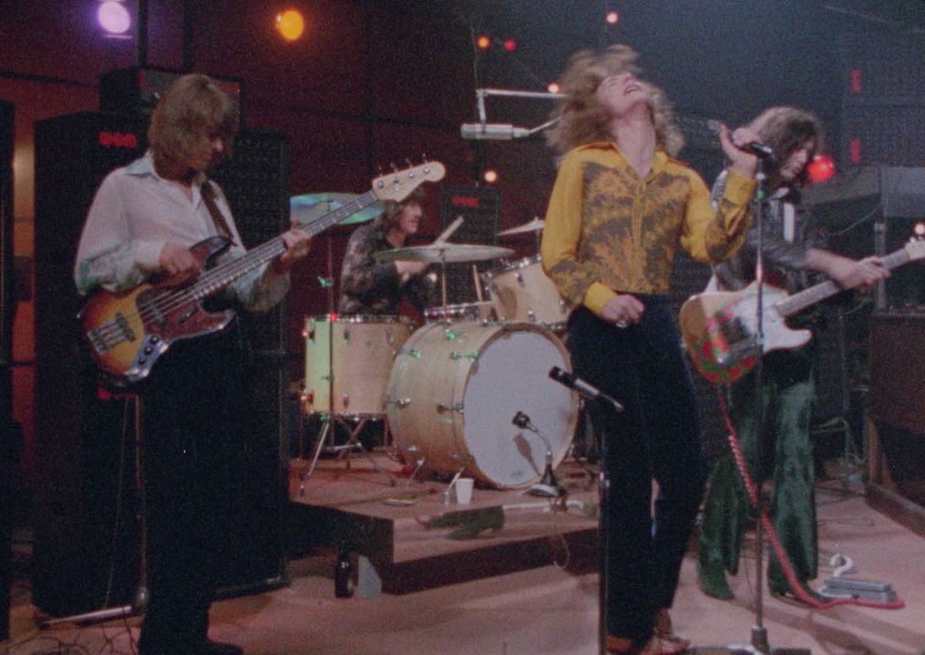 Becoming Led Zeppelin : Photo John Paul Jones, Robert Plant, Jimmy Page, John Bonham