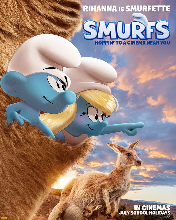 Les Schtroumpfs - Le film : Affiche