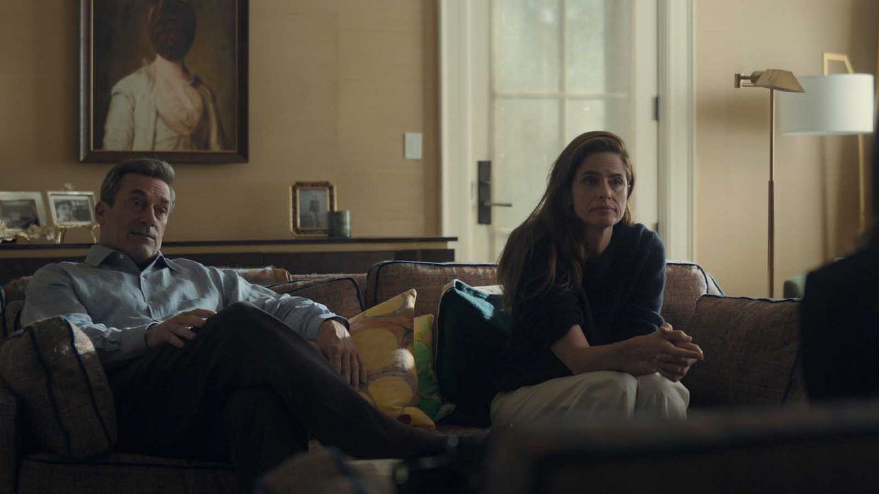 Vrais voisins, faux amis : Photo Jon Hamm, Amanda Peet