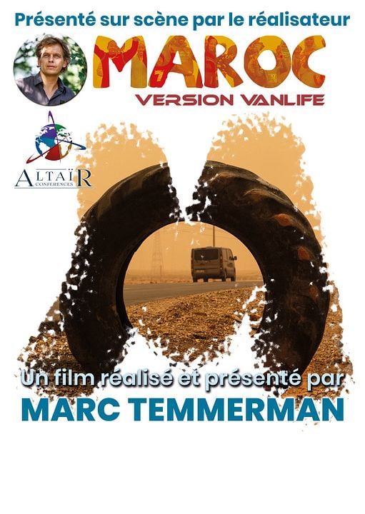 ALTAÏR conférences - Maroc Version Vanlife : Affiche