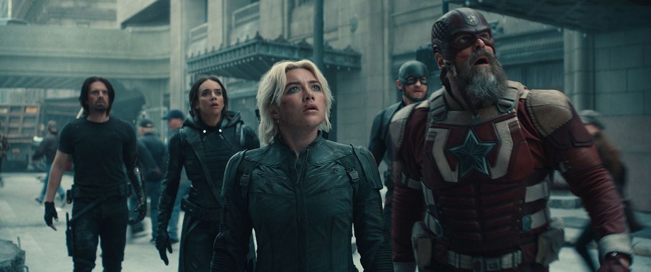 Thunderbolts* : Photo Florence Pugh, David Harbour