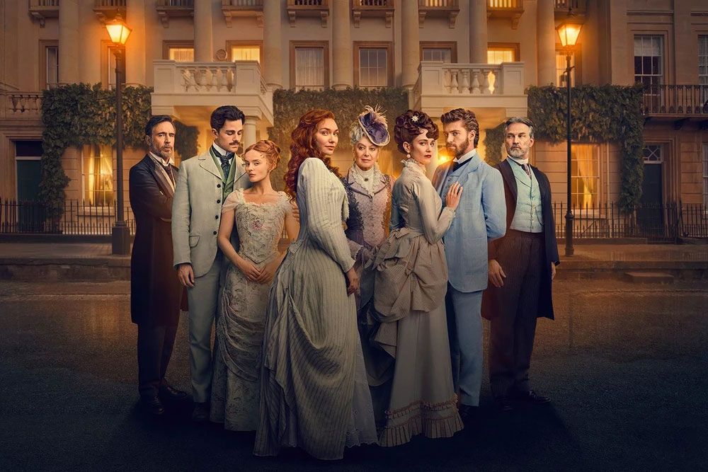Photo Danny Griffin, Eleanor Tomlinson, Stephen Moyer, Tuppence Middleton, Jack Davenport, Francesca Annis, Millie Gibson, Joshua Orpin