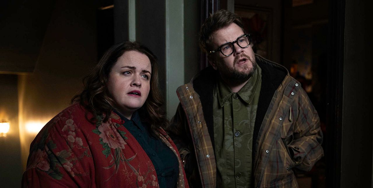 The Christophers : Photo James Corden, Jessica Gunning