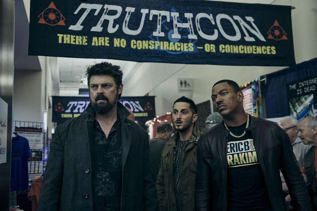 Photo Tomer Capon, Laz Alonso, Karl Urban