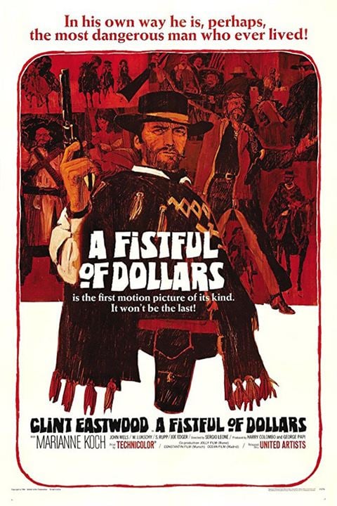 Pour une poignée de dollars : Affiche