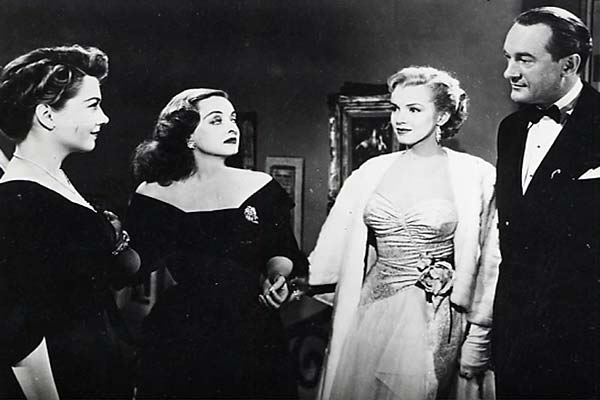Eve : Photo Anne Baxter, Bette Davis, George Sanders, Joseph L. Mankiewicz, Marilyn Monroe