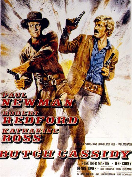 Butch Cassidy et le Kid : Affiche George Roy Hill, Paul Newman