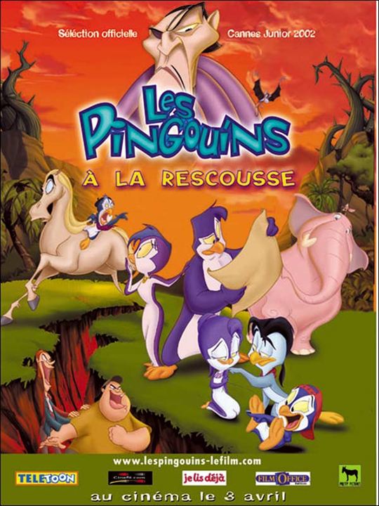 Les Pingouins à la rescousse : Affiche