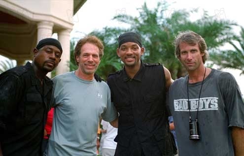 Bad Boys II : Photo Jerry Bruckheimer, Martin Lawrence, Will Smith, Michael Bay
