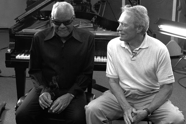 Piano Blues : Photo Clint Eastwood, Ray Charles