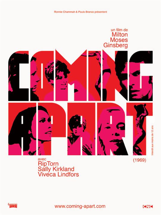 Coming apart : Affiche Rip Torn, Milton Moses Ginsberg