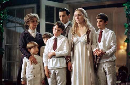 Neverland : Photo Julie Christie, Marc Forster, Johnny Depp, Kate Winslet